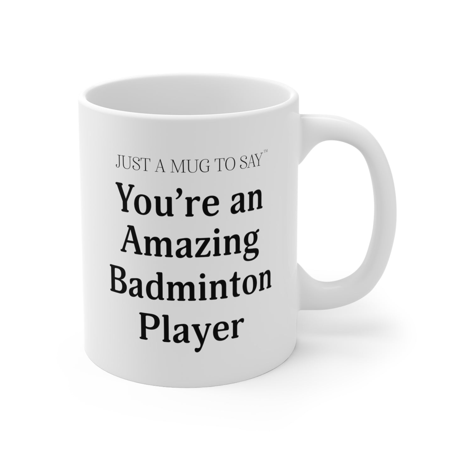 Badminton Player Mug