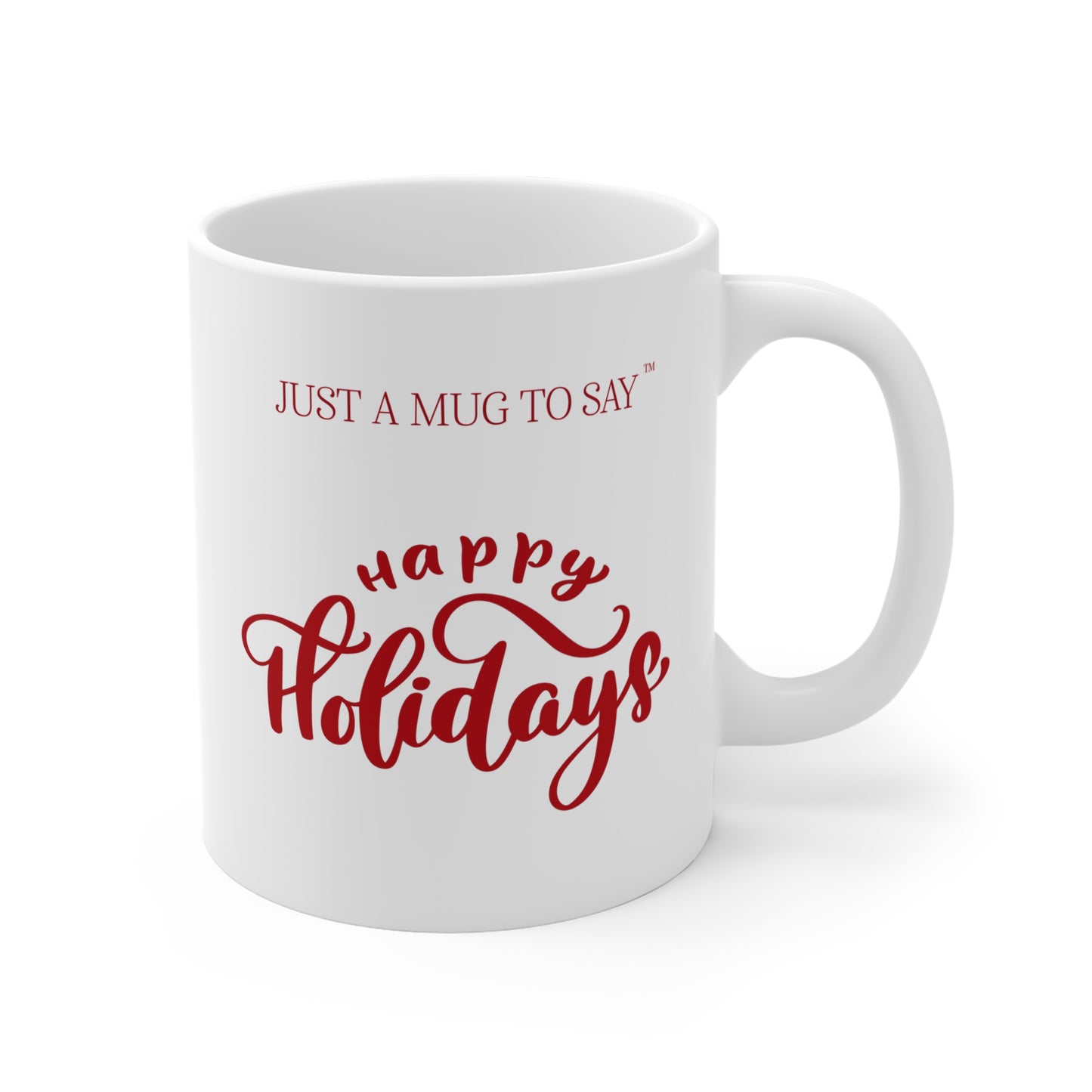 Happy Holidays Red Holiday Mug