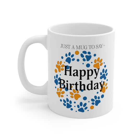 Dog Lover's Happy Birthday Mug