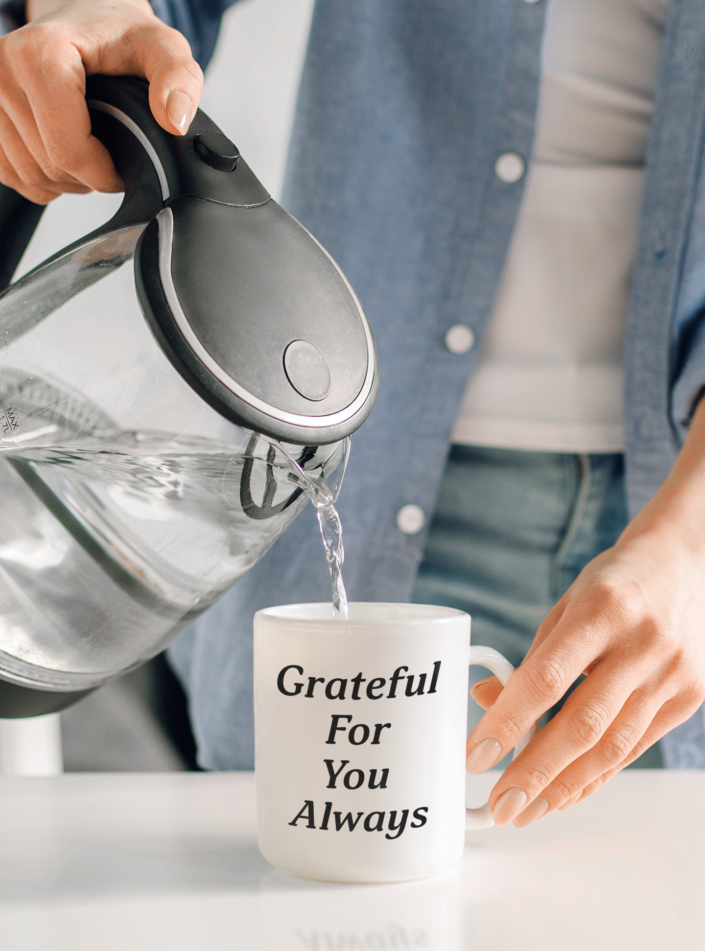 Happy Mother's Day Grateful For You Always Mug - Left-handed mug