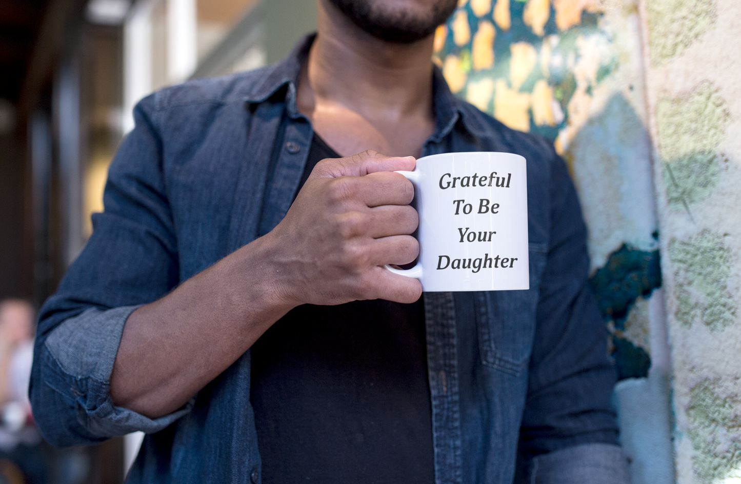 Happy Father's Day Grateful To Be Your Daughter Mug - Right-handed Mug