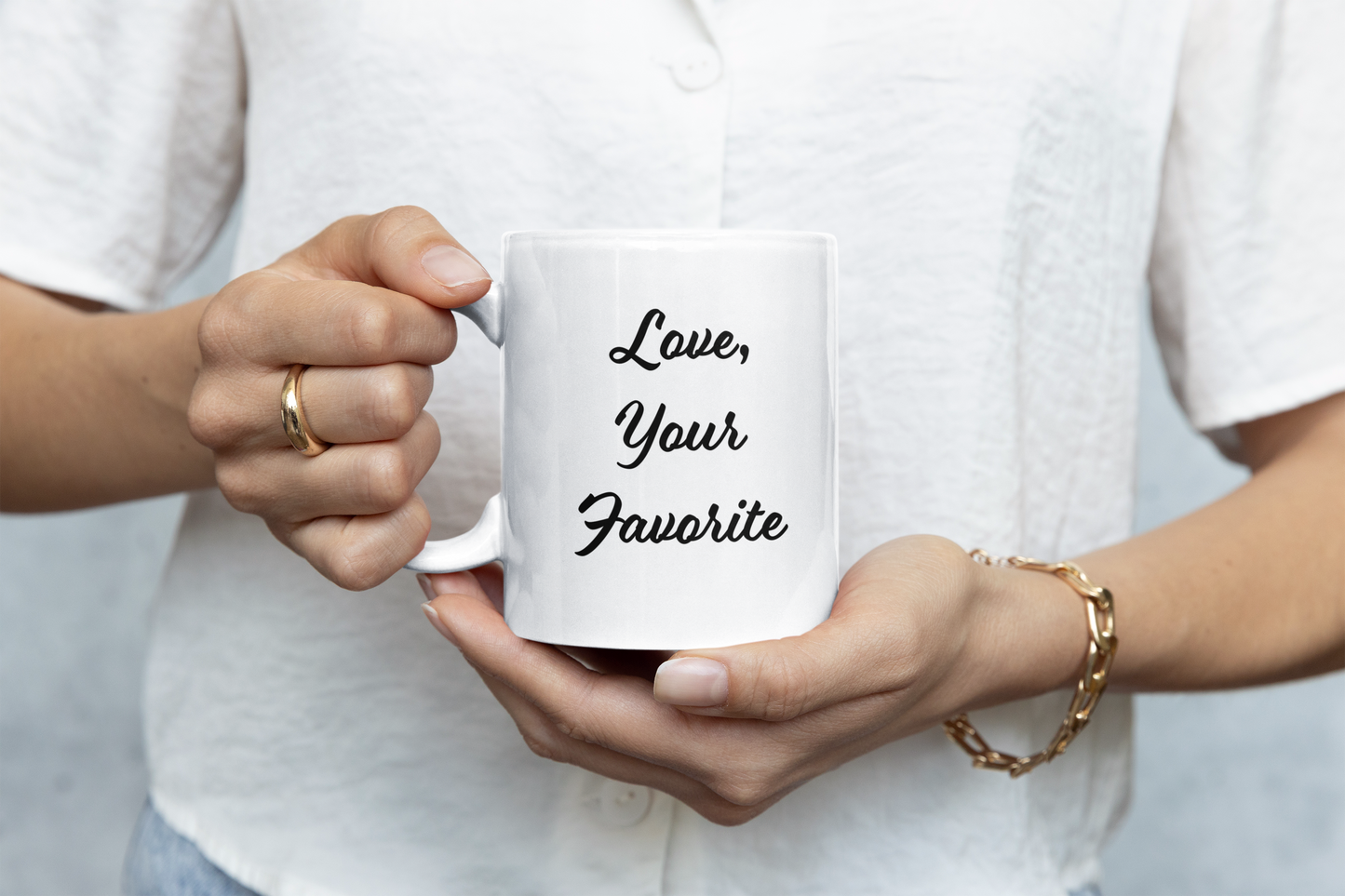 Happy Mother's Day Love Your Favorite - Right-handed mug